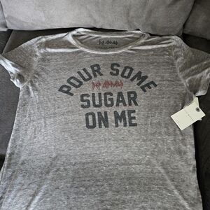 Lucky Brand Gray Short Sleeve Crew Neck Tee